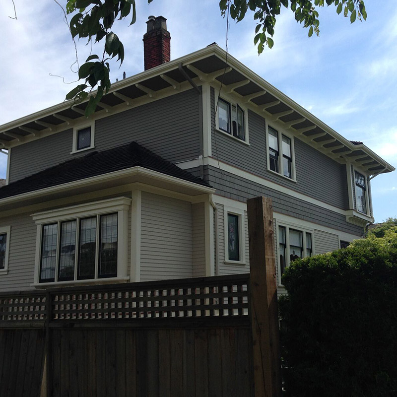 Exterior painting & restoration project in New Westminster, BC